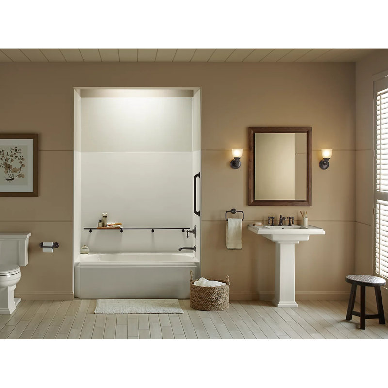 Verdera® Recessed or Surface Mount Frameless Medicine Cabinet with 3 Adjustable Shelves, 30" H x 24" W x 4.75" D