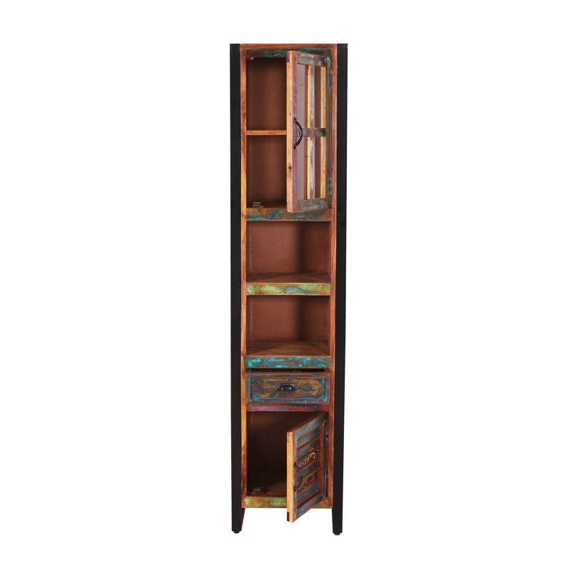 Aleck Solid Wood Linen Cabinet