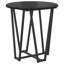  Side Table Set 2 Pcs Old Wood And Black 50 X 50 X 50.5 Cm-2071023655