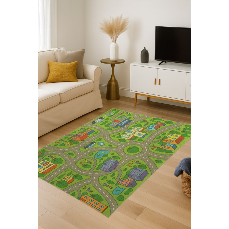 Tapis décoratif tissé gris Mosso, 2' x 2'11"