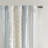 Mamie 50" Cotton Printed Curtain Panel With Chenille Stripe And Lining-605198841-605198842