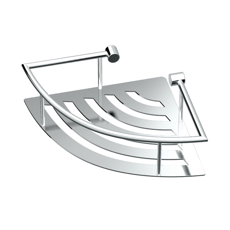 Tablette de douche Elegant, H 2,7 po x l 11 po x P 7,65 po, Chrome