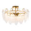Glass Lampshade Ceiling Flush Mount Light-826297089