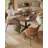 31.5''W Modern Farmhouse Round Kitchen Table, Sturdy Frame for 2-4 People-1525332832
