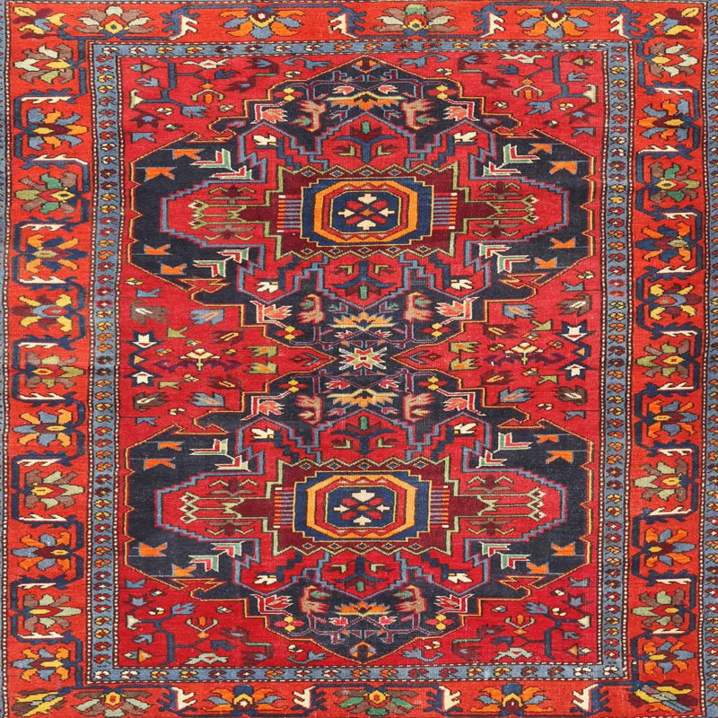 Oriental Indoor Rug, Square 3'