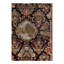 Mishelle Oriental Area Rug in Navy Blue