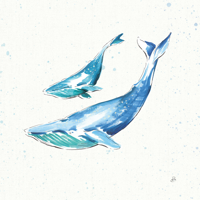 Reproduction d'art sur toile tendue, "Maritime 8" par Daphne Brissonnet, H 12 po x l 12 po