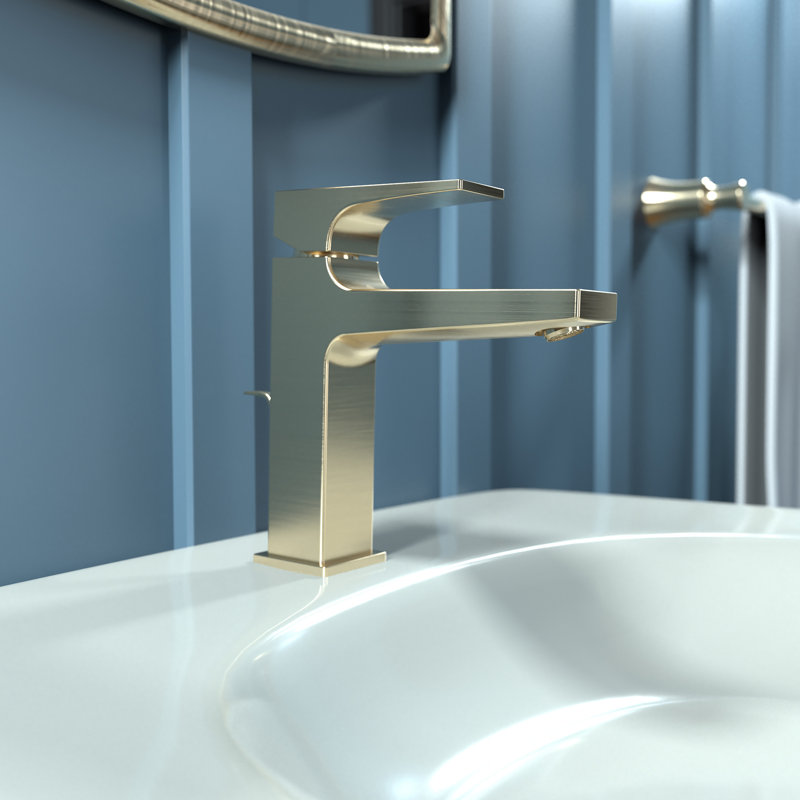 Hansgrohe Metropol Single-Hole Faucet 110 with Lever Handle and Drain Assembly, 1.2 GPM, Brushed Bronze