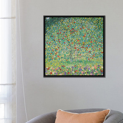«Apple Tree I, 1912» par Gustav Klimt, reproduction d'art sur toile tendue
