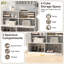 4 Pair Shoe Storage Cabinet