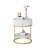  Round Side Table with Storage Drawer & Open Shelf-1365923640-1364170452