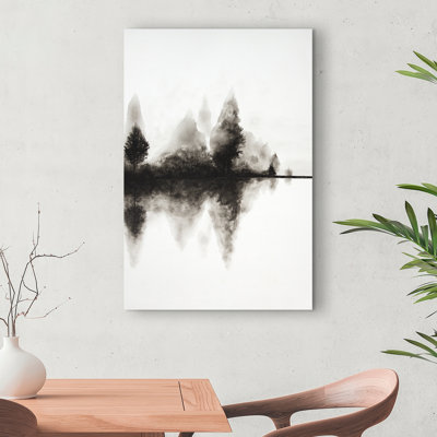 Art sur toile blanc Reflection - Trees