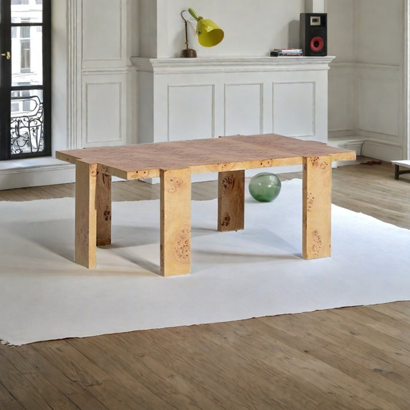 Table de bout Minimal Acajou