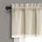 Linen Lace Linen Tailored Window Valance-603519501