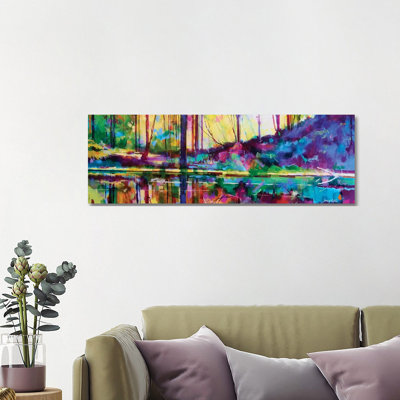 Serenity At Meadowcliff by Doug Eaton - Panoramic Painting on Canvas