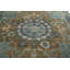 Distressed Homage Hand Knotted Wool Floral Area Rug-538993319