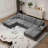 Convertible U-shaped Combination Sofa-117582060