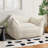 Teddy 43" Boucle Upholstered Bean Bag Couch For Adults and Kids-164063485