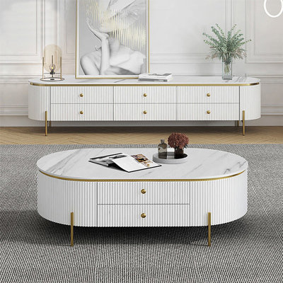Ensemble de tables basses Light Luxury