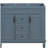 36'' Bathroom Vanity without Top Sink, Cabinet only, Modern Bathroom Storage Cabinet with 2 Soft Closing Doors