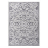 Naar Marfi Area Rugs, Grey/Silver/Oriental Accent Power Loom Machine -Crafted