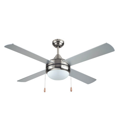 BCF52 Series 52" 4 - Blade Standard Ceiling Fan with Light Kit Included