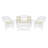 Cecilton 4 Piece Rattan Sofa Seating Group -27165458-23609068