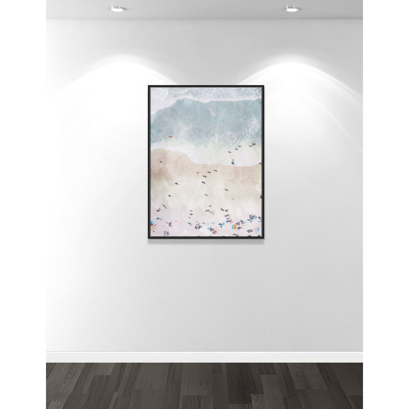 Beaching Out I Print by Milli Villa, 31.5'' W x 41.5'' H, Black Floater