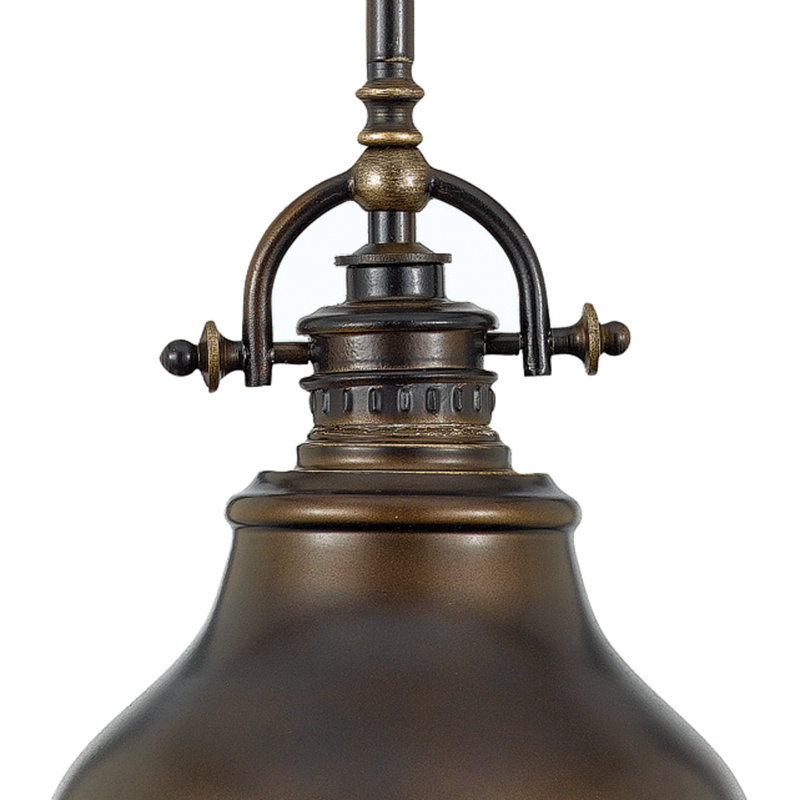 Rosalyn Cadmus - Light Single Dome Pendant, Palladian Bronze, 9" H x 8" W x 8" D