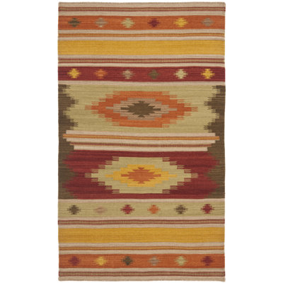 Bennett Hand Woven Wool Southwestern Rug