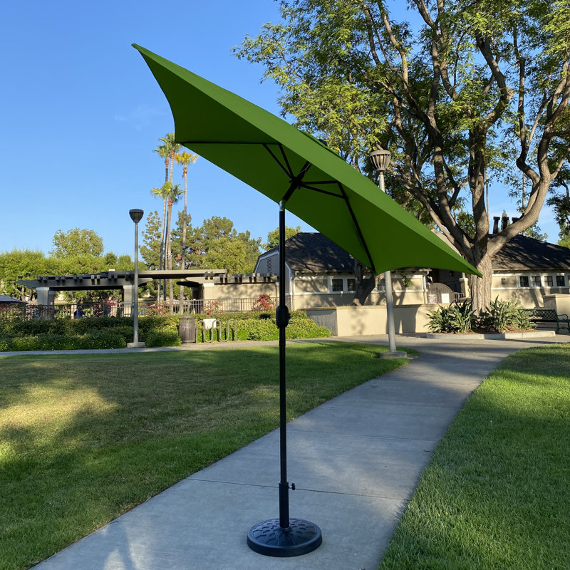 Parasol de marché carré 77,95 po Romeshia, Vert lime