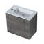 Meuble-lavabo mural, lavabo 22 x 13, à fermeture douce, meuble-lavabo moderne en chêne gris à carreaux, 22 po avec porte à fermeture, armoire en contreplaqué-1342566723