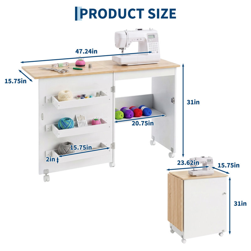 15.75 " W Shelving Unit, Bois blanc