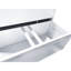 Classeur verrouillable en métal, 2 tiroirs, blanc, pour le rangement de bureau, convient aux classeurs de format légal / A4 / F4-1255349075
