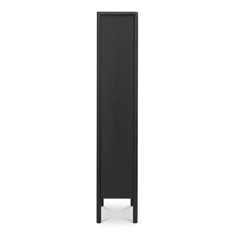 Hannah Tall Cabinet Black, Black