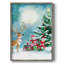 «Christmas Holiday Art DCCLV», reproduction d'art encadrée - bois massif