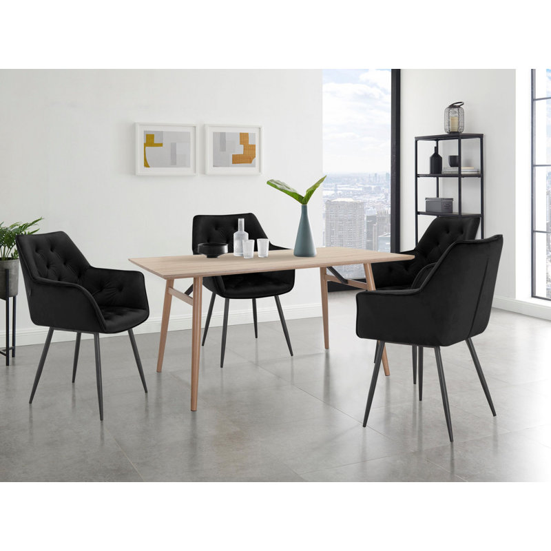 Lutcher 48 cm H Armchair, Black