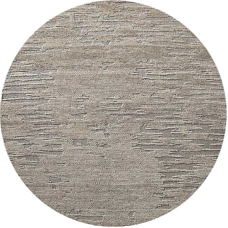 Tapis beige, Rond 7 pi