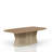Dining Table - Toffe With Rope Base