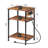 Pym Solid Wood Top End Table Set and Built-In Outlets