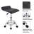 Adjustable Height Ergonomic Lab Stool with Footring and Wheels