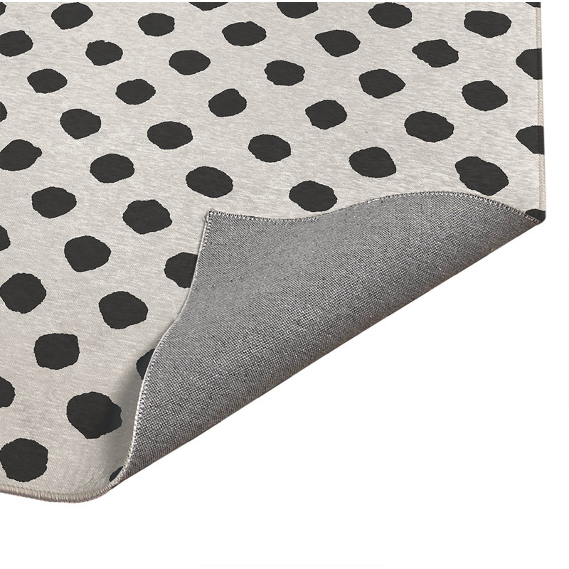 Tapis d'extérieur à gros pois antidérapant, Rectangulaire 8 pi x 10 pi