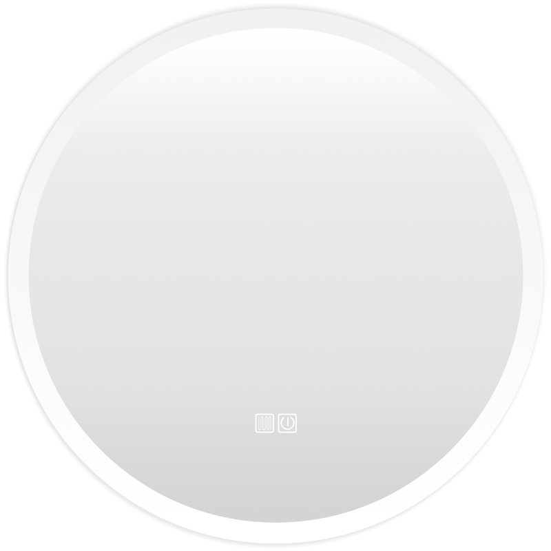 LED Lighted Makeup / Bathroom Mirror, 24" x 24"