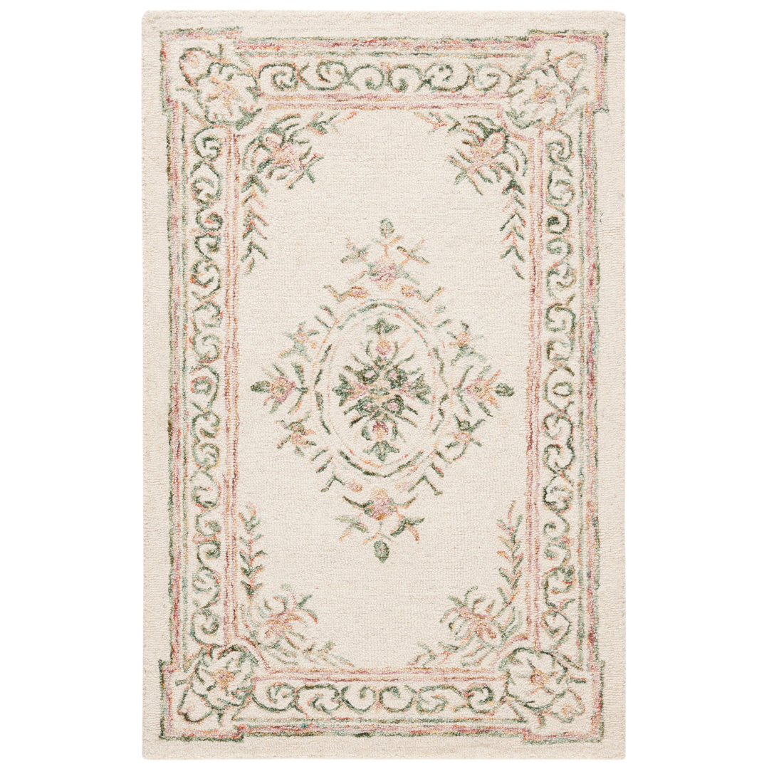 Enid Hand Tufted Wool Oriental Rug Charlton Home® Rug 