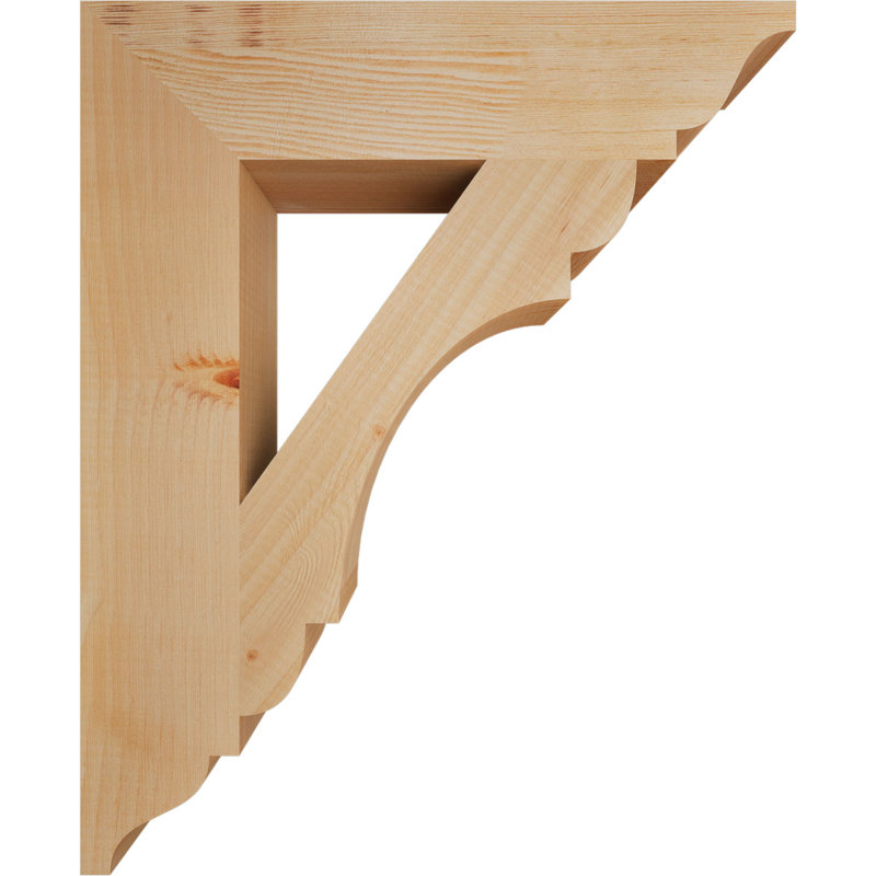 Support olympique traditionnel, H 22 po x l 3,5 po x P 18 po, Douglas (lisse)