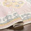 Tapis oriental rose en laine tissé à la main Ferrand - rose / jaune / ardoise-1467383376