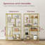 Abhimanyu 10cm W Geometric Bookcase