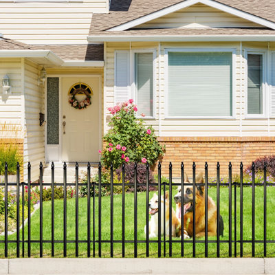 ELEP Black Metal Pet Barrier