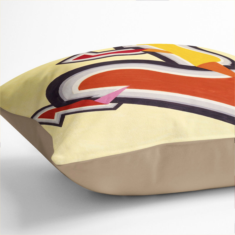 Square Cushion, 40cm H x 40cm W x 15cm D, Stone