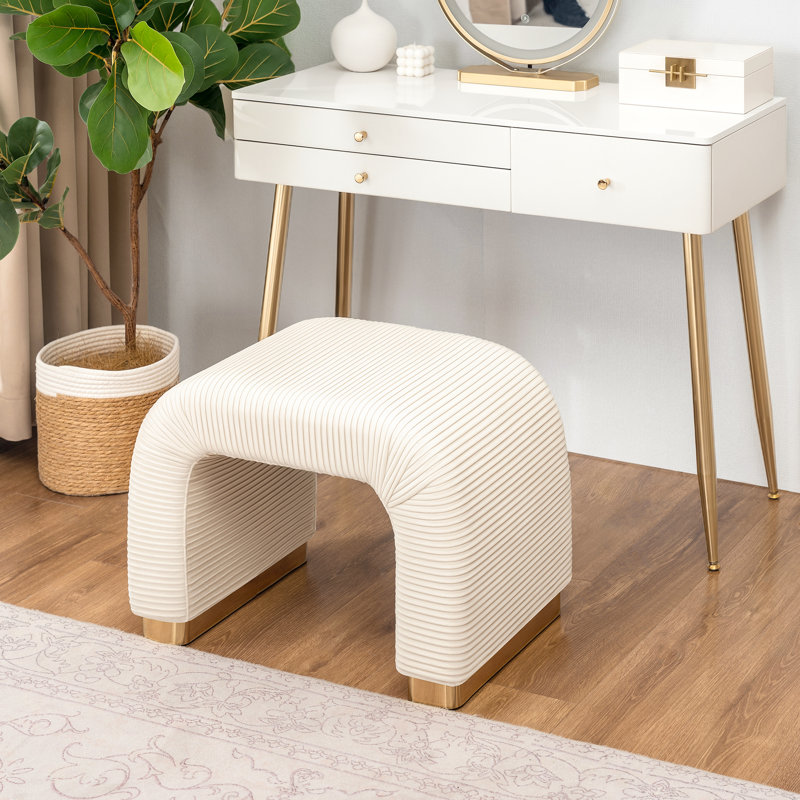 Repose-pieds 25 pouces pour repose-pieds, Blanc